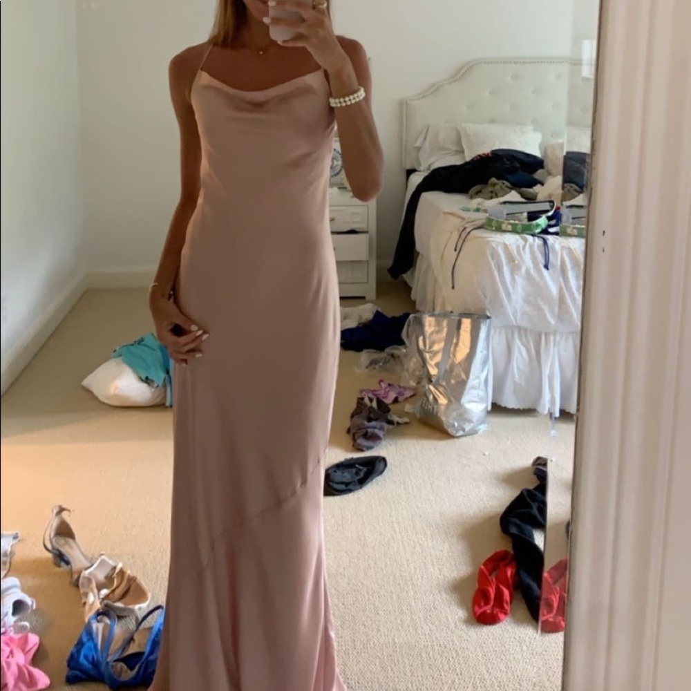 Show Me Your MuMu Long Silk Dress